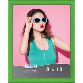 Icona Bay 8x10 inch Green Solid Wood Photo Frame Pizzazz Collection