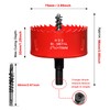 75mm Hole Saws Cutter, HSS Bi-Metal Drill Bit for Wood,