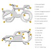 2 Piece Bicycle, Car Multi Tool with 1 Piece Lifeguard
