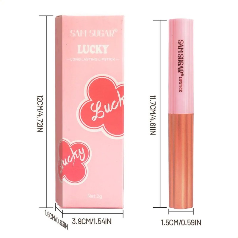 Pack De 2 Pintalabios Lucky Transfer-proof, Hidratante A Pru