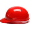 Pyramex Ridgeline 4 Point Glide Lock Suspension Bump Cap, Red