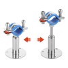 CertBuy 6 Pcs Stainless Steel Wall Mount Ceiling Mount Adjustable