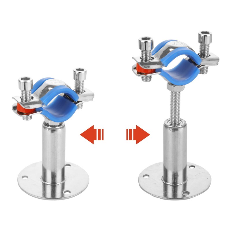 CertBuy 6 Pcs Stainless Steel Wall Mount Ceiling Mount Adjustable
