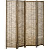 HOMCOM 4 Panel Room Divider, 5.5 Ft Portable Folding Privacy