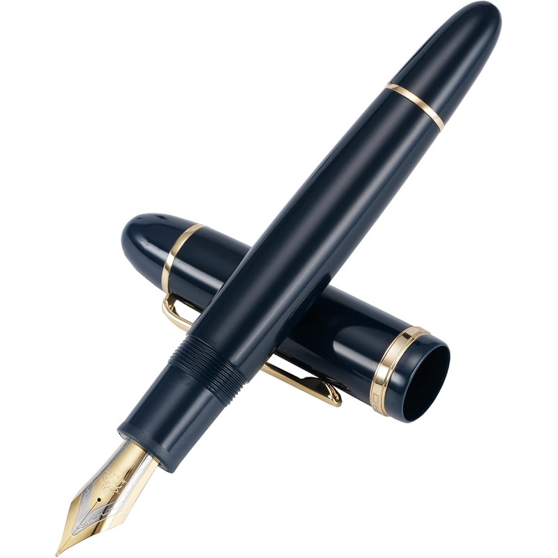 Jinhao X159 - Pluma estilográfica de punta extrafina, color rojo