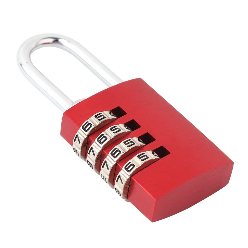 NBYT Aluminum Alloy Combination Lock 4 Digit Padlock for Suitcase
