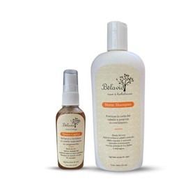 Shampoo Neem anticaida 350ml Tonico capilar ortiga 60ml