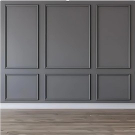 Peel and Stick Wall Molding Kit – Pre Cut Wainscoting Panels, DIY Molding Trim for Walls, Easy Install Accent Wall Kit, Peel and Stick Wainscoting Panels, Wainscoting Panels