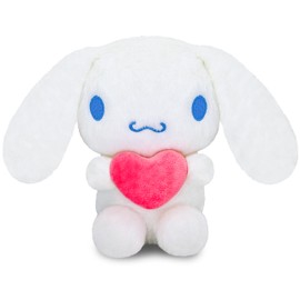 Ahlsense 9" Cat Plush with Hearts Love, Kawaii Cat Stuffed Animal Pillow Soft Animal Stuffy Doll Toys Valentine’s Day Gifts for Girlfriend (Heart-C)