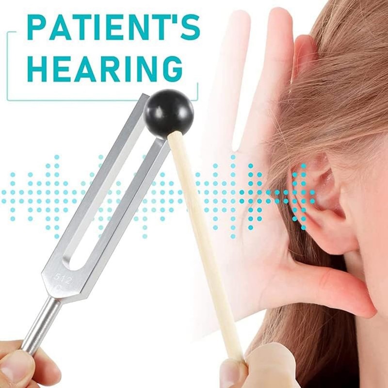 Tuning Fork Set (128Hz, 256Hz, 512Hz), Tuning Forks for Chakra/Healing/Sound