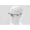 AXE SG480OP Sunglasses, Sports Sunglasses, Clear Lens, MBK Matte Black
