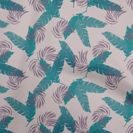 oneOone Velvet Peach Fabric Leaves Sewing Fabric by The Meter Printed DIY Clothing Sewing Supplies 58 Inch Wide