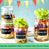 300 Pieces Chalkboard Labels Reusable Waterproof Chalk Sticker Labels with