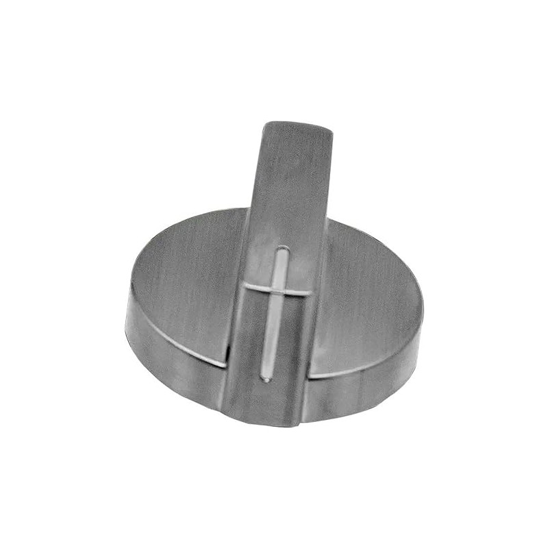 Bosch 10012162 Range Burner Control Knob (Stainless Steel)