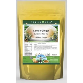 Lemon Ginger Dandelion Root Tea (50 tea bags, ZIN: 562551)