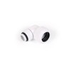 Alphacool Icicle HardTube Compression Fitting 13mm 90 Swivel G1/4 White