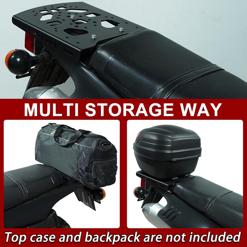 Xitomer Luggage Rear Rack Fit for TW200 1987-2025 TW200 Motorcycle