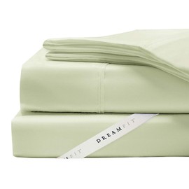 DreamFit 3-Degree 300 Thread Count Select World Class Cotton Sheet Set, King, Celadon