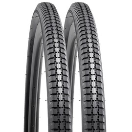 YUNSCM 2-PCS 28x1 1/2 (40-635) Road Bike Tires Compatible with Road Bike 28 x 1 1/2 Bicycle Tires (Y-1298)