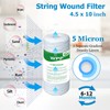 VEGEBE 5 Micron Water Filter 10" x 4.5", 10-inch Whole