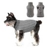 NACOCO Classic Dog Sweater Knitted Turtleneck Dog Sweater Warm Winter