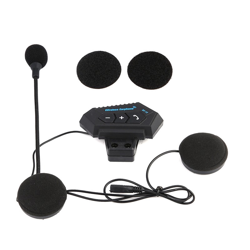 1 Pair Motorcycle Helmet BT Headset Headphone Speakers Support Handsfree