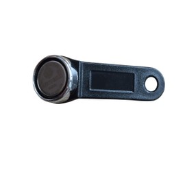 YARONGTECH TM1990 DS1990A-F5 Dallas ibutton with metal ring red/black/yellow color handle (Black)