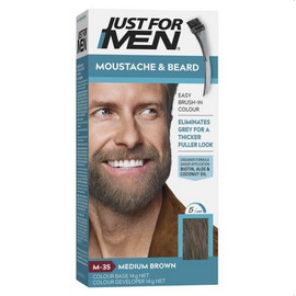 Just for Men Moustache & Beard Colour 35 Medium Brown