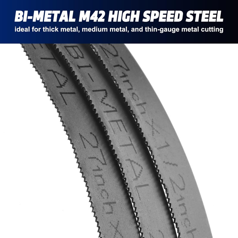 AIRTOON 27 Inch Bandsaw Blades 24 TPI, Portable Band Saw