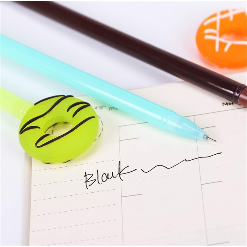 Lucky Fitness 4 PCS Korean Cute cartoon donut small fresh