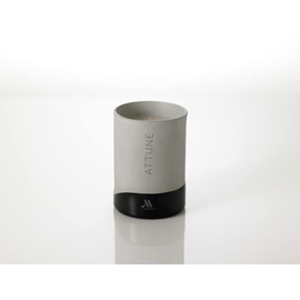 Marriott Attune Candle - Notes of Fuji Apple, Rose, and Cassis - Hand-Poured Soy Wax Blend in Gray Porcelain Jar