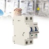 DC Circuit Breaker 2P 16A Overload Protection DIN Rail Mount