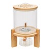 AngelcityCC Flour and Cereal Container, Rice Dispenser 5L Glass Food