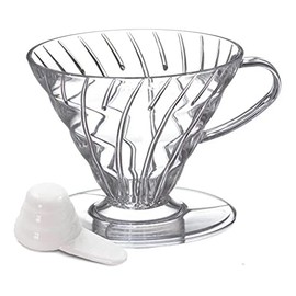 Hario V60 Plastic Coffee Dripper, Size 01, Clear