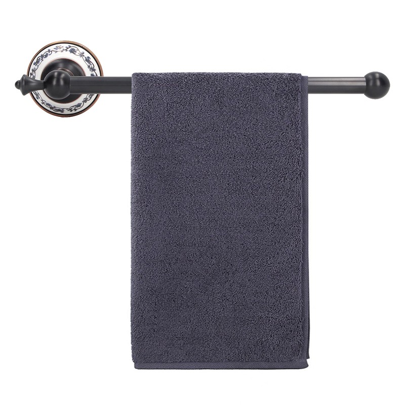 Retro Copper Bathroom Towel Bar Single Bath Towel Rack for
