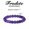 Amethyst Bracelet Healing Bracelets for Women Girls Natural Stone Jade