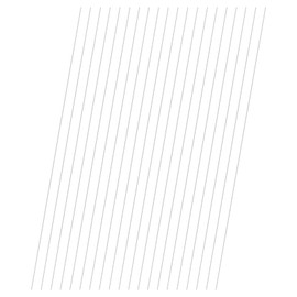 M METERXITY 20-Pack 304 Stainless Steel Solid Round Rod, 1x350mm Metal Solid Shaft Rods for DIY Craft/Model Car/Helicopter Airplane/Metal Working, Lathe Bar Smooth Stock [0.04x13.78IN]