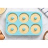 6-Hole Silicone Donut Mold for Home Baking – Non-Stick Reusable