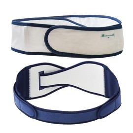 Aoba Toko-chan Belt 2, Navy Blue, L, Fluffy Belt, ML, Late Pregnancy, Postpartum Care, Pelvic Care, Double Wrap, Set of 2 (Fits Hip Circumference Approx. 34.6 - 39.4 inches (88 - 100 cm)