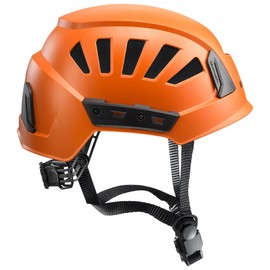 INCEPTOR GRX Industrial Climbing Helmet Orange Polycarbo Nat/Acrylonitrile Butadiene Styr