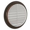 La Ventilazione T16RM Flush-Mounted Grille Round Plastic Brown Diameter 190