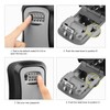 Key Lock Box Wall Mounted Multifunctional 4 Digit Combination Lock