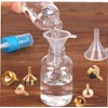 6 Pcs Small Metal Funnels for Filling Small Mini Bottles