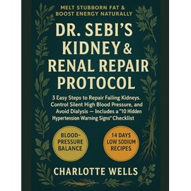 Dr. Sebi’s Kidney & Renal Repair Protocol: 3 Easy Steps to Repair Failing Kidneys, Control Silent High Blood Pressure, and Avoid Dialysis — Includes a 10 Hidden Hypertension Warning Signs Checklist