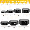 Leinuosen 7 Pcs Large Buffet Risers Set 6" to 12"