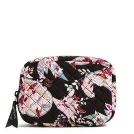 Cotton Zip-around Jewelry Organizer Case, Botanical Paisley