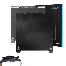 Creality Upgraded Double-sided Printing Platform 235*235mm (Glossy PET + Coated PEI), Magnetic Flexible Steel Plate, 3D Printer Platform for K1/Ender-3 S1/5 S1/3 S1Pro/3/3 Pro/3S/3V2/Ender-5/5S/5Pro