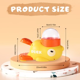 Lyreh Duck Shaped Slow Feeder, Interactive Enrichment Dispenser Toy Good Feeding Solution Perfect for Cats & Dogs