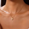 Aopulsi Elegant Gold Pearl Necklaces for Women,14k Gold Plated Dainty