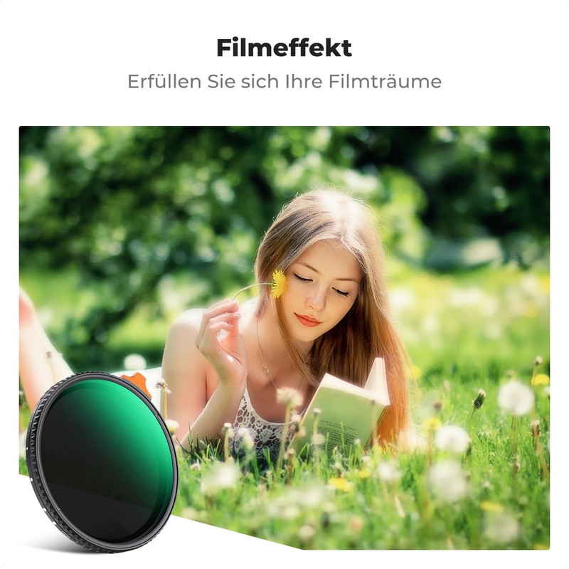 K&F Concept Filter 55 mm Black-Mist 1/4 & ND2-ND32 2